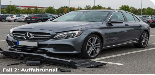 Auffahrunfall Mercedes